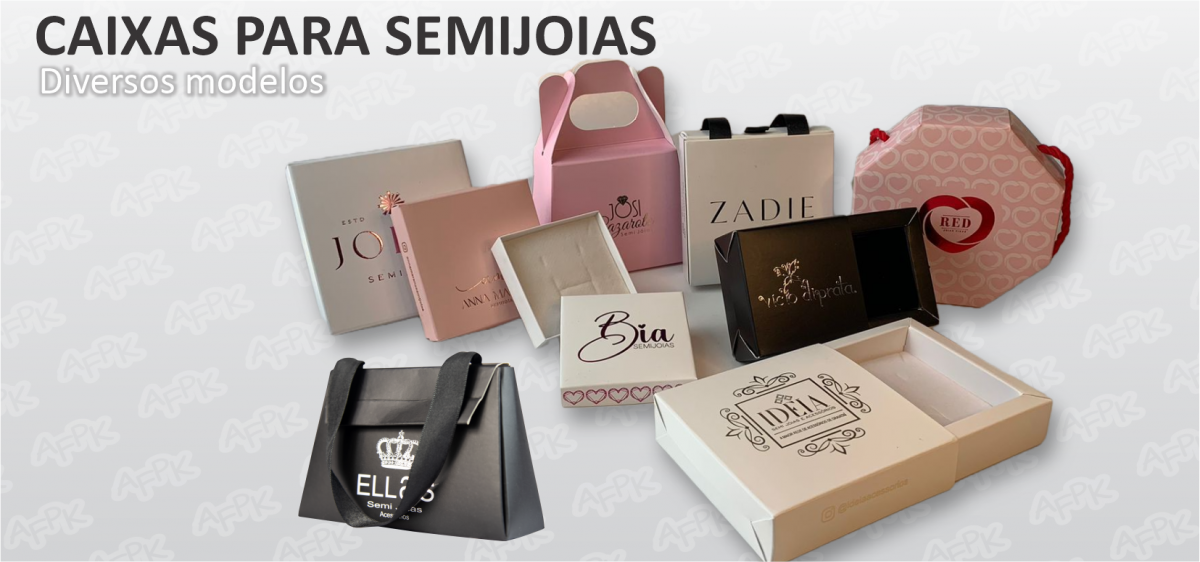 Caixas semijoias