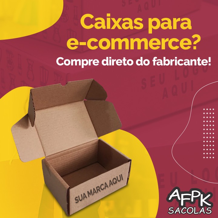 Caixas para e-commerce? Compre direto do fabricante!