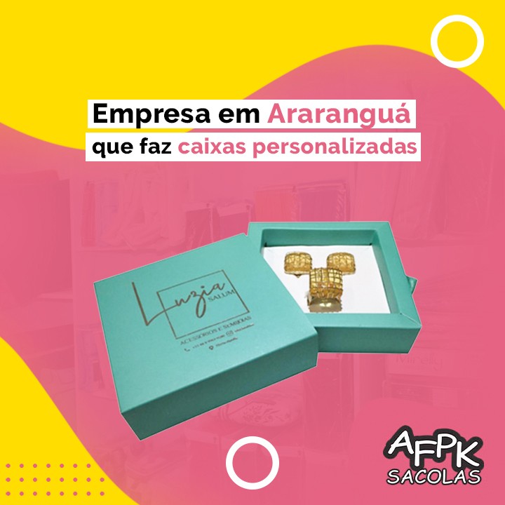 Empresa em Araranguá que faz caixas personalizada