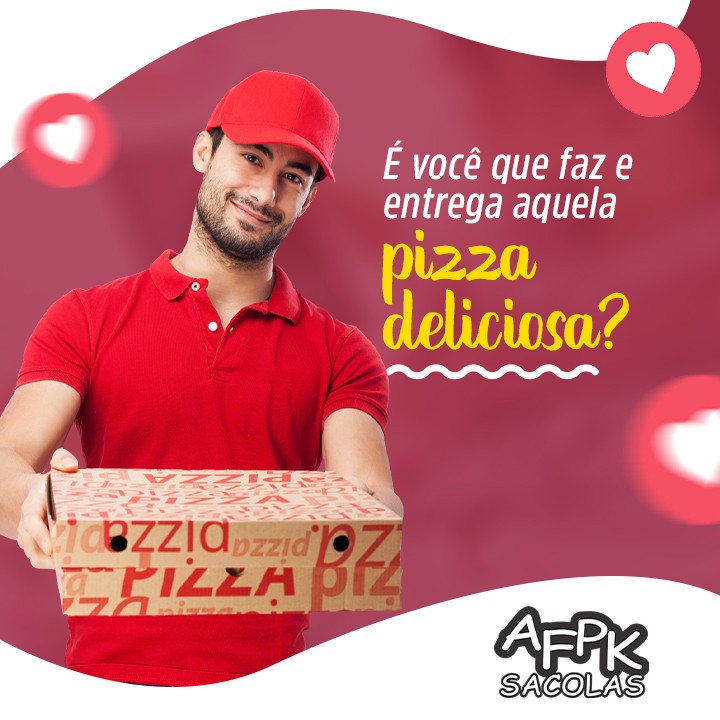 É você que faz e entrega aquela pizza deliciosa?