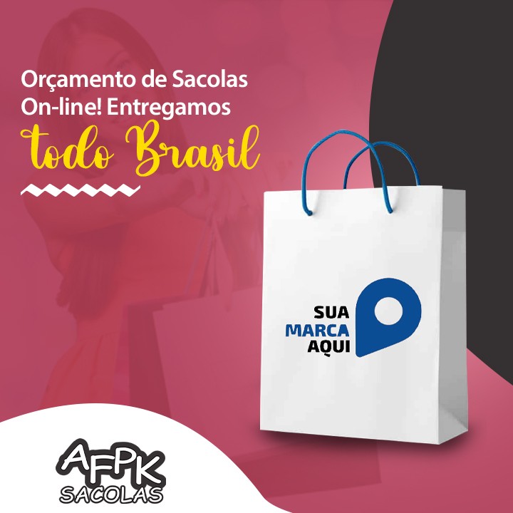 Orçamento de Sacolas On-line! Entregamos todo Brasil