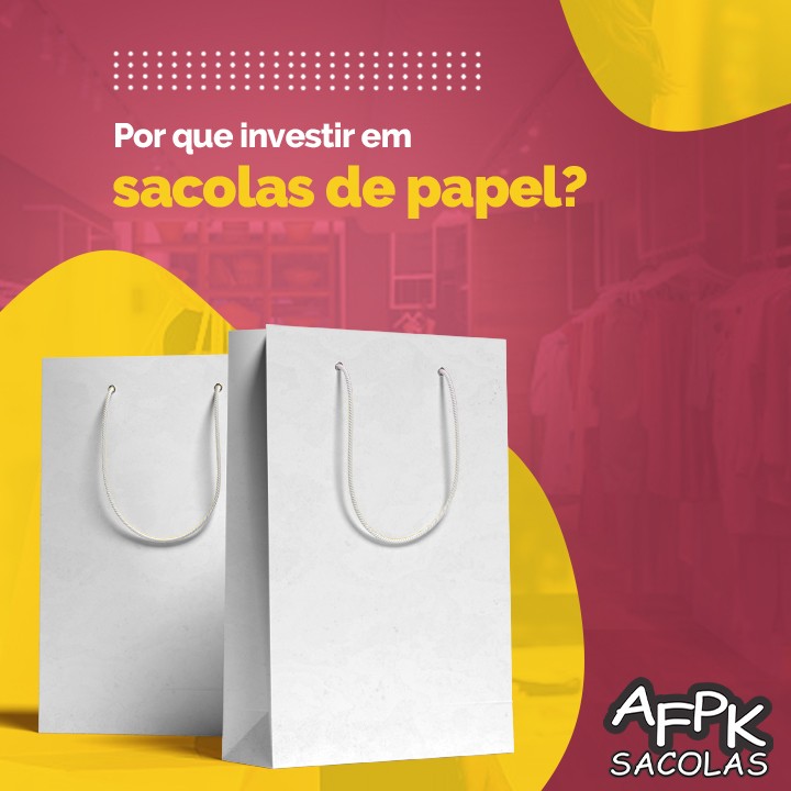 Por que investir em sacolas de papel?