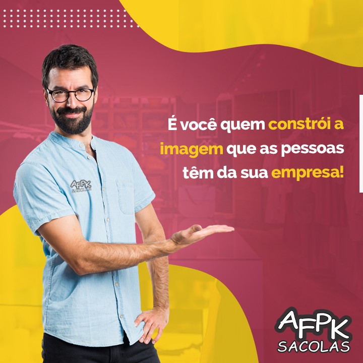 É você quem constrói a imagem que as pessoas têm da sua empresa!