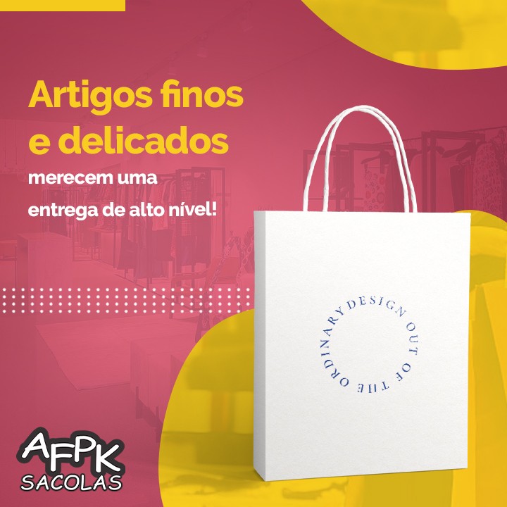 Artigos finos e delicados merecem uma entrega de alto nível!