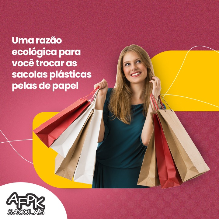 Uma razão ecológica para você trocar as sacolas plásticas pelas de papel