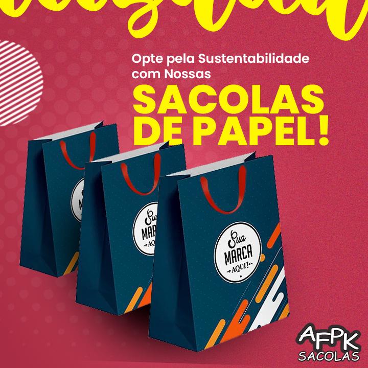 Opte pela Sustentabilidade com Nossas Sacolas de Papel!