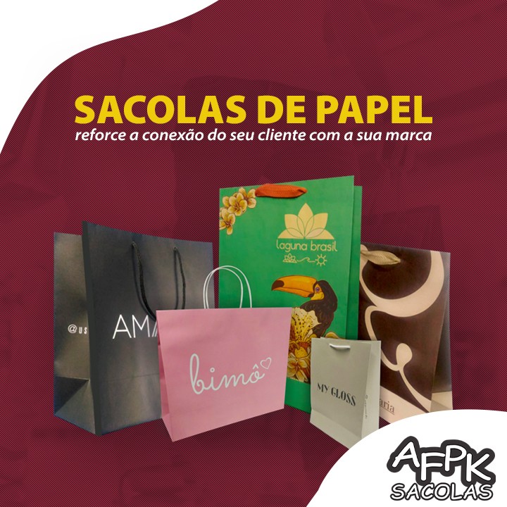 Quer saber uma forma de as sacolas de papel reforçarem a conexão do seu cliente com a sua marca?