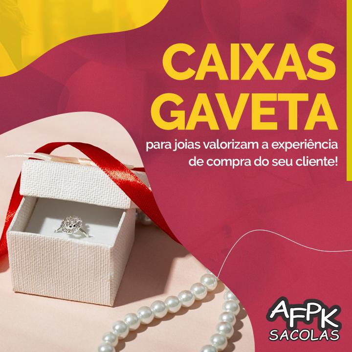 Caixas gaveta para joias valorizam a experiência de compra do seu cliente