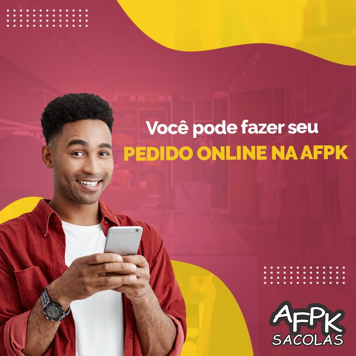 Você pode fazer seu pedido online na AFPK